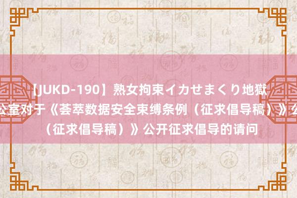 【JUKD-190】熟女拘束イカせまくり地獄 国度互联网信息办公室对于《荟萃数据安全束缚条例（征求倡导稿）》公开征求倡导的请问